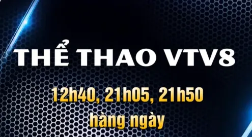 Các khung giờ thể thao trên kênh VTV8