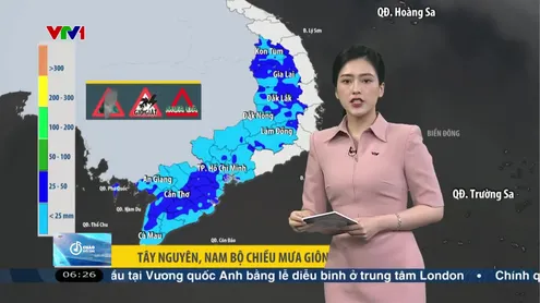 Bản tin thời tiết 6h15 - 06/5/2025