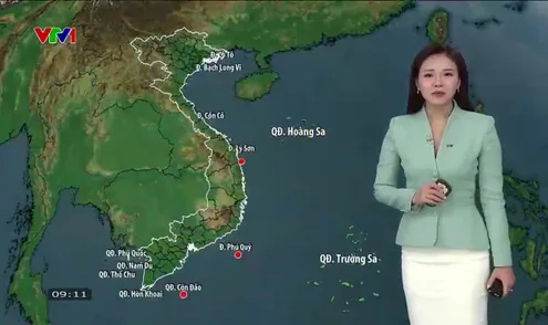 Bản tin thời tiết 9h10 - 22/4/2025