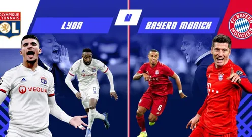 Lyon vs Bayern Munich: Thách thức "Hùm xám" (Bán kết Champions League, 2h00 ngày 20/8)