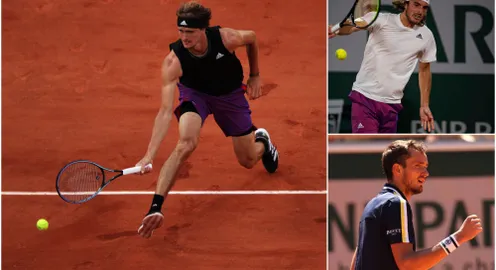 Zverev, Medvedev dễ dàng giành quyền vào vòng 4 Pháp mở rộng 2021