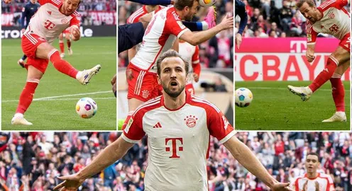 Harry Kane lập hat-trick, Bayern Munich thắng đậm Mainz 05