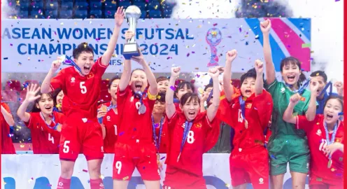 ĐT futsal nữ Việt Nam giành chức vô địch Đông Nam Á