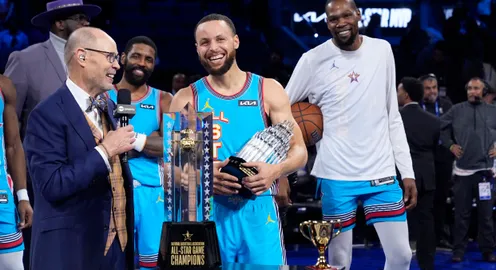 Stephen Curry nhận danh hiệu MVP NBA All Star