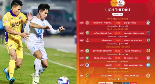 Trước vòng 21 V.League 2024/25: Hướng về Hà Nội!