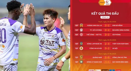 Vòng 24 V.League 2024/25 | Nóng rực màn song tấu