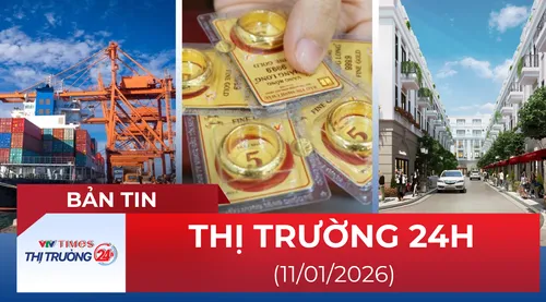 Bản tin Thị trường 24h ngày 11/01/2026