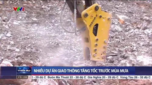 Nhiều dự án giao thông tăng tốc trước mùa mưa 