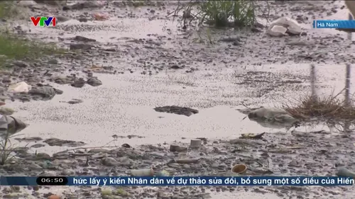 Loay hoay xử lý ô nhiễm nước thải ở Hà Nam