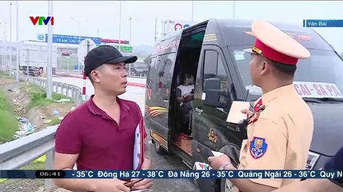 Mất an toàn đón trả khách tại nút giao cao tốc 