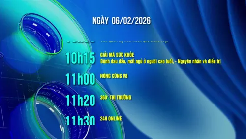 Lịch phát sóng kênh VTV8 - 06/02/2026