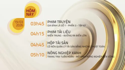 Lịch phát sóng kênh VTV8 - Ngày 19/03/2026