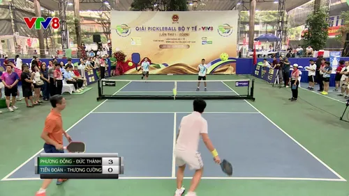 Trận chung kết nội dung Đôi nam trên 45 tuổi
“Giải Pickleball Bộ Y tế - VTV8 lần thứ I năm 2026”