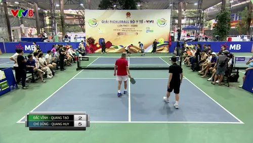 Tường thuật Giải Pickleball Bộ Y tế - VTV8 lần thứ I năm 2026 - Chung kết lãnh đạo đôi nam trên 45 tuổi