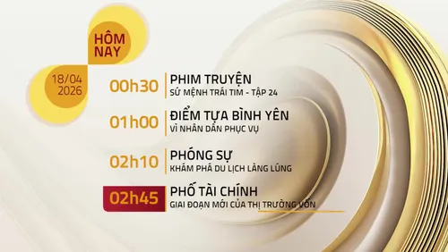 Lịch phát sóng trên VTV8 ngày 18/04/2026