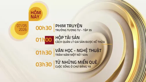Lịch phát sóng chương trình trên VTV8 ngày 07/05/2026  