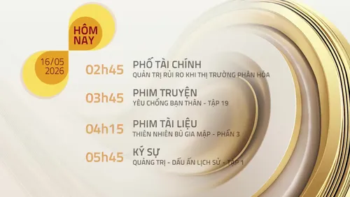 Lịch phát sóng chương trình trên VTV8 ngày 16/05/2026