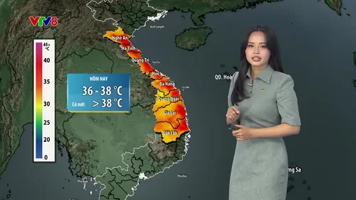 Trung Bộ tiếp diễn nắng nóng diện rộng 