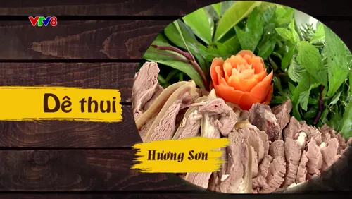 Ẩm thực độc đáo: Dê thui Hương Sơn 🐐🥢 