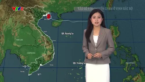 Bản tin thời tiết VTV8 ngày 23/8/2026: Cập nhật diễn biến bão số 4, cảnh báo mưa lớn và nắng nóng gay gắt