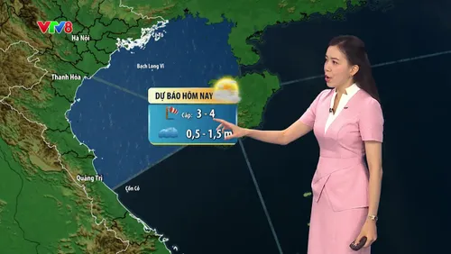 Dự báo thời tiết 3/10: Bắc Biển Đông sắp có gió mạnh, biển động