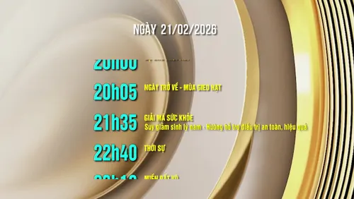 Lịch phát sóng trên kênh VTV8 ngày 21/02/2026