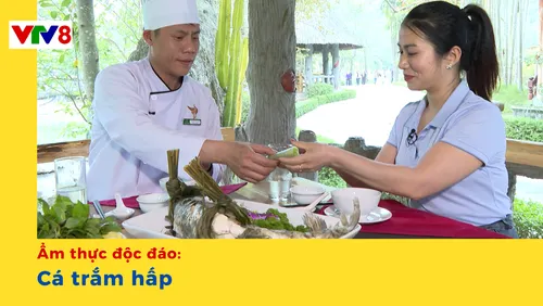 Ẩm thực độc đáo : Cá trắm hấp 