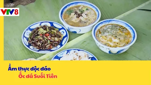 Ẩm thực độc đáo: Ốc đá suối Tiên