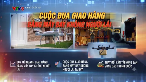 Tiêu điểm: Cuộc đua giao hàng bằng máy bay không người lái