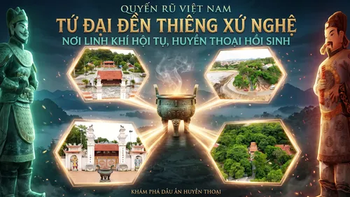 Quyến rũ Việt Nam: Tứ đại đền thiêng xứ Nghệ