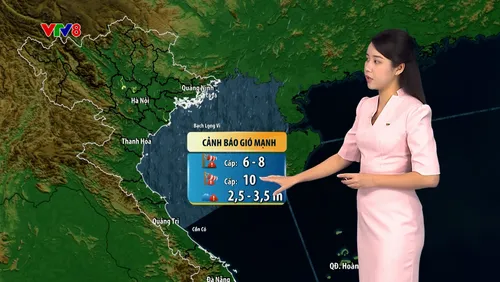 Vịnh Bắc Bộ sắp đón bão giật cấp 10: Chi tiết diễn biến và các vùng ảnh hưởng
