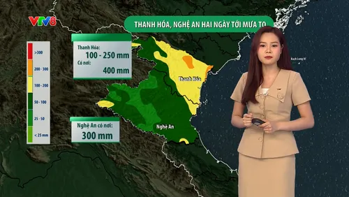 Dự báo thời tiết tối 14/9/2026: Mưa lớn vẫn tiếp diễn, cảnh báo ngập úng, sạt lở 