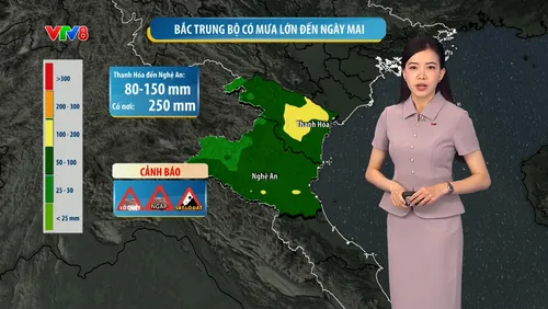 Dự báo thời tiết 16/9: Cảnh báo mưa lớn, nguy cơ lũ quét và sạt lở tại Bắc Trung Bộ 