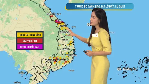 Bản tin Thời tiết ngày 21/9 - CẢNH BÁO ĐỎ: Nguy cơ sạt lở và Biển động bất thường