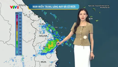 Dự báo thời tiết 20/10/2026: Mưa dông còn tiếp diễn ở Nam Trung Bộ, cảnh báo lốc và sạt lở