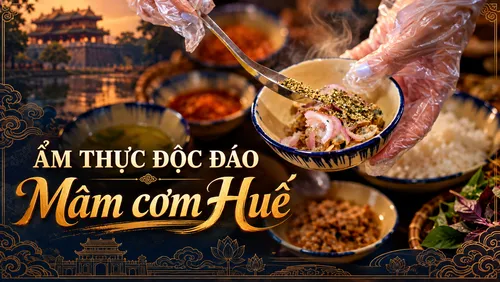Ẩm thực độc đáo:  Mâm cơm Huế