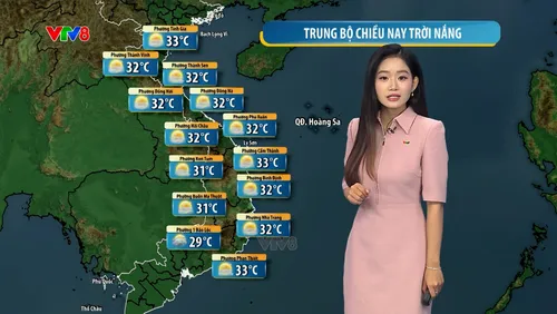 Bản tin thời tiết VTV8 ngày 23/10/2026:  Chi tiết thời tiết đất liền Trung Bộ và các vùng biển