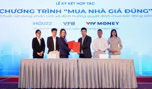IHouzz và VFB hợp tác triển khai “Mua Nhà Giá Đúng”, góp phần thúc đẩy minh bạch thị trường bất động sản