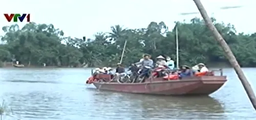 'Tử thần' rình rập bên những bến đò ngang tại Quảng Ngải
