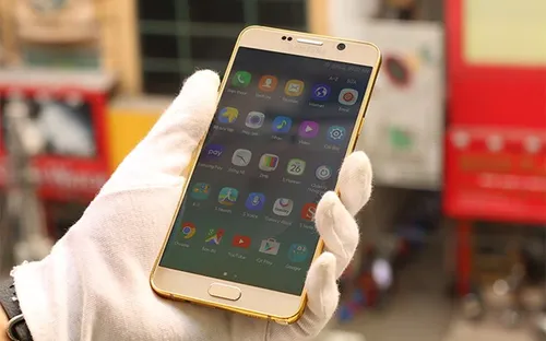 Galaxy Note 5 được mạ vàng tại Việt Nam