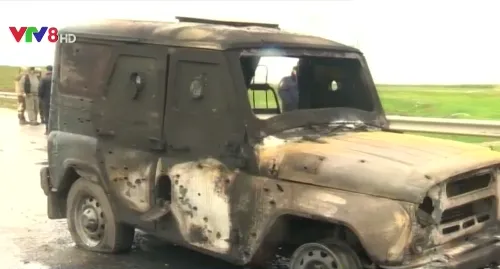Đoàn xe Bộ Nội vụ Nga bị IS khủng bố