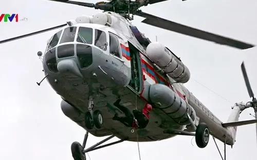 Rơi máy bay trực thăng Nga, 19 người thiệt mạng