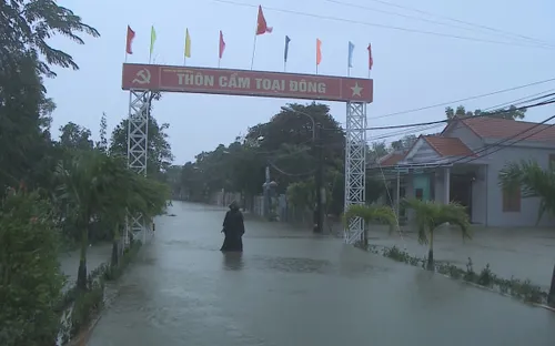 Vùng ven Đà Nẵng ngập sâu trong nước lũ