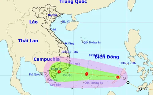 Công điện ứng phó với áp thấp nhiệt đới có khả năng mạnh lên thành bão