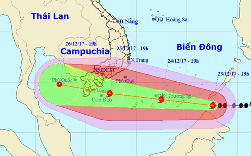Công điện của Thủ tướng về ứng phó bão số 16
