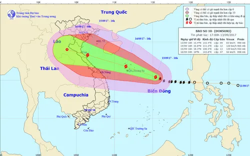 Thủ tướng ra công điện khẩn cấp ứng phó bão số 10