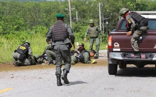 Thái Lan: Đánh bom vào xe quân đội, 1 binh sỹ thiệt mạng