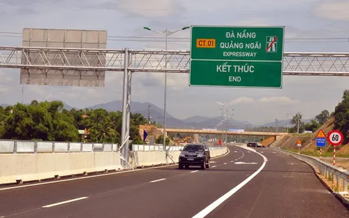Đề nghị tạm dừng phục vụ xe container, xe tải trên tuyến cao tốc Đà Nẵng - Tam Kỳ