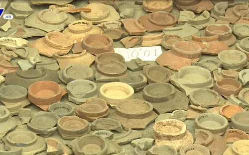 Phát hiện nhiều hiện vật gốm Chămpa cổ tại Bình Định