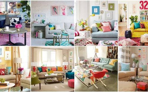 "Thổi hồn" cho phòng khách trong nhà bằng sắc màu rực rỡ